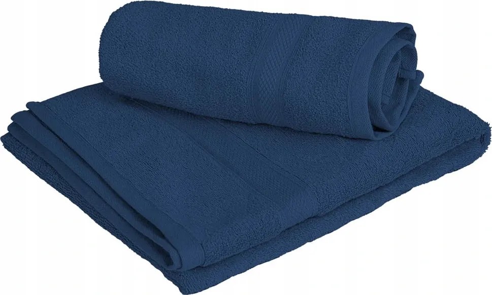 Textil törölköző Clarysse Elegance 60x110 cm sötétkék