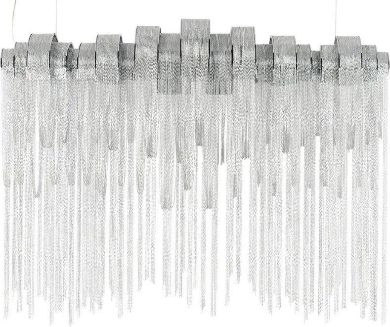 KING HOME 1161S1 CADENA Modern Függesztett Lámpa Ezüst G9 IP20