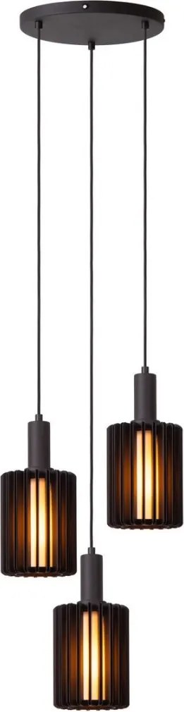 Lucide LAMBRES 45410/13/30 Függőlámpa 3x40w/e27 ip20