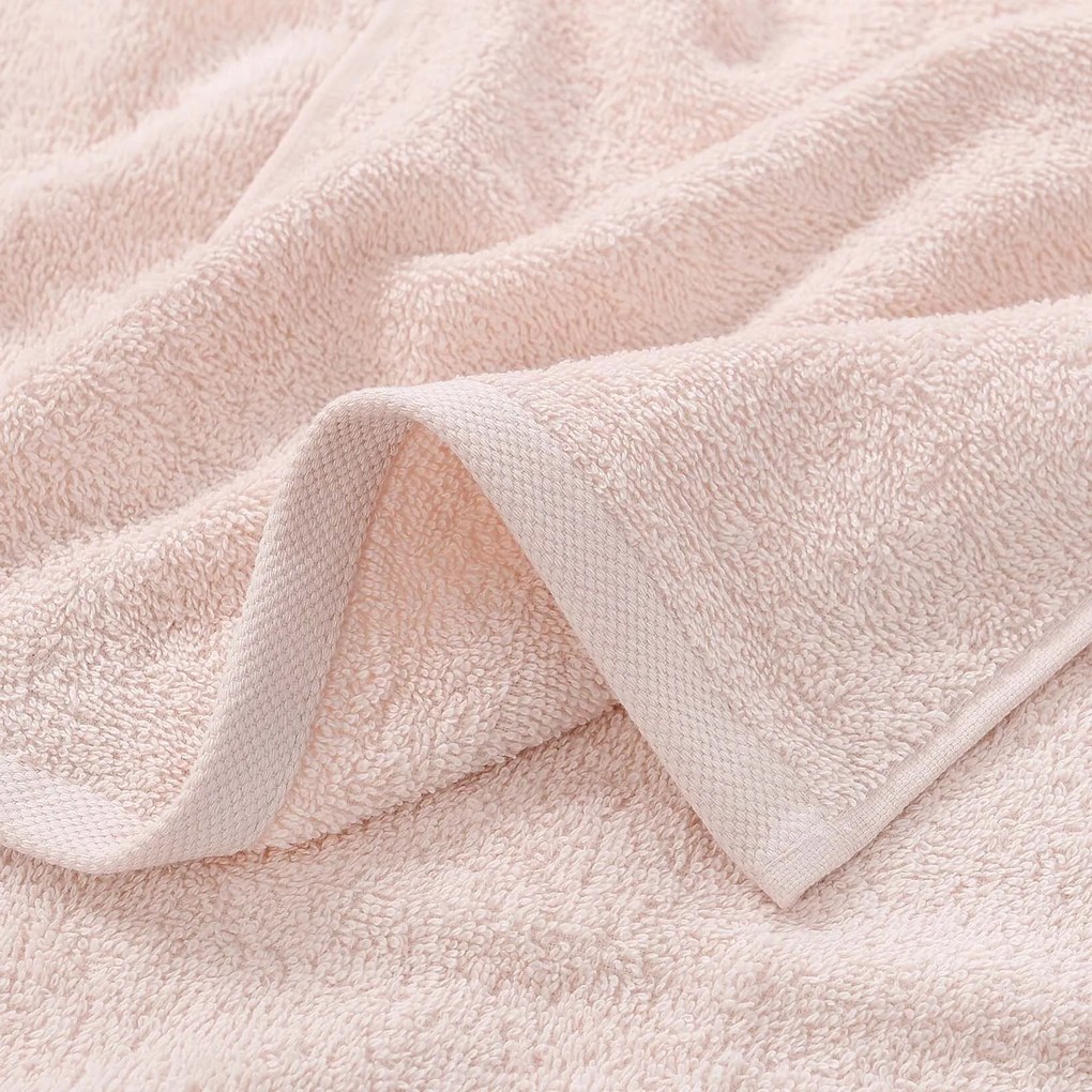 Goldea gyermek frottír törölköző - cicuka világos rózsaszínen 30 x 50 cm