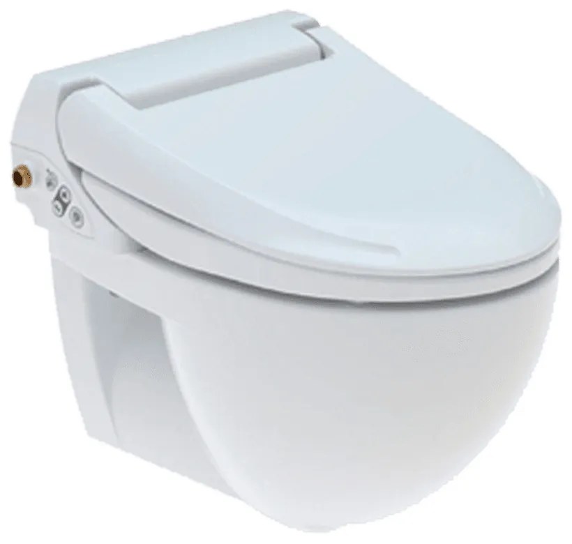 GEBERIT AquaClean 4000 WC-ülőke, fali WC-kerámiával, alpinfehér