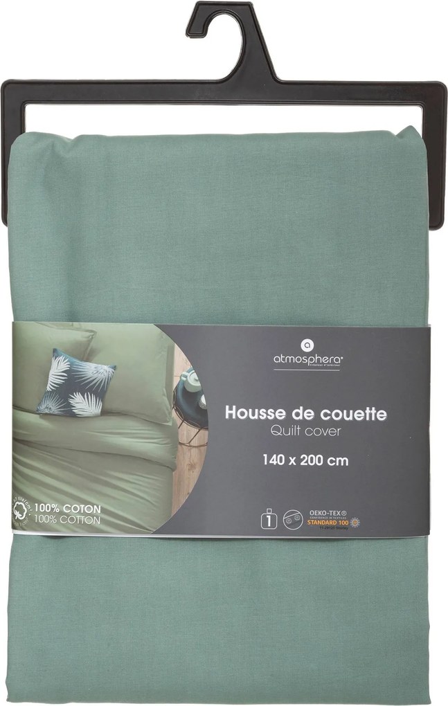 Paplanhuzat Zöld pamut 140 x 200 cm