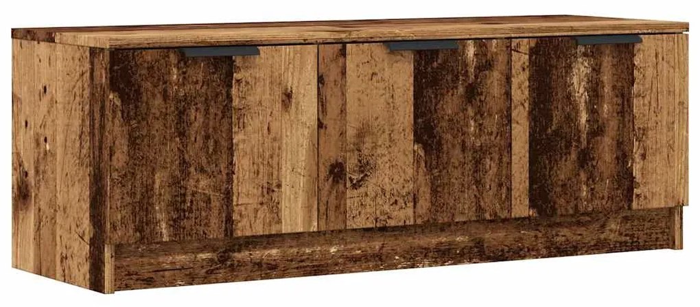 vidaXL TV szekrény Régi fa 102x35x36,5 cm Gépelt fa