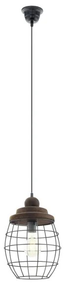 Eglo 49499 - Csillár BAMPTON 1xE27/60W/230V