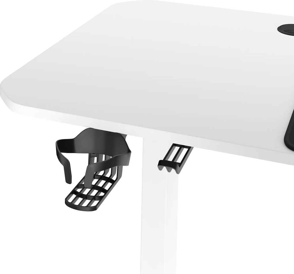 Magasságban állítható íróasztal 160 cm fehér: Diablo X-Tensio 1600