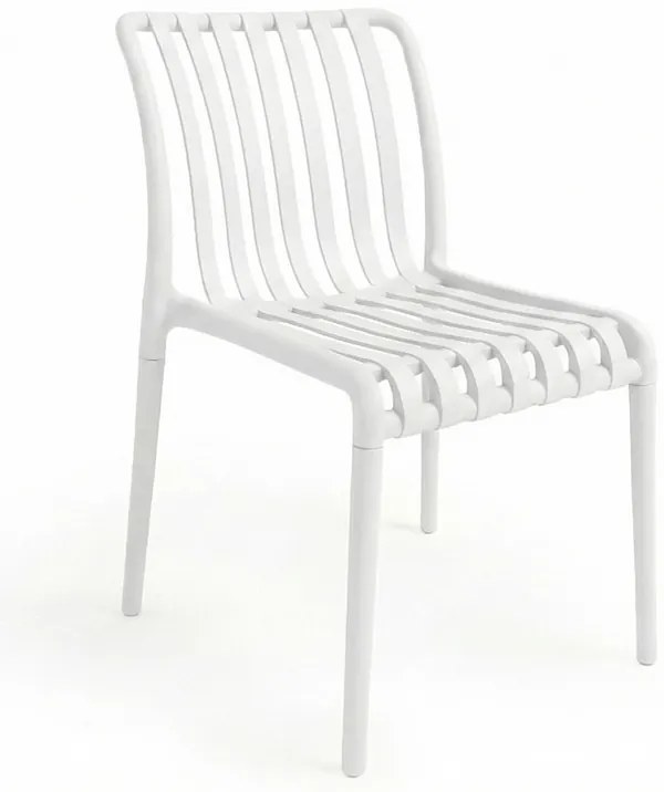 Műanyag szék TREGO, fehér