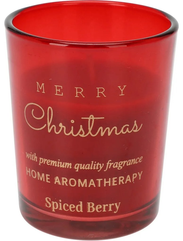 Ajándék diffúzor és gyertya készlet MerryChristmas Spiced berry, 2 db