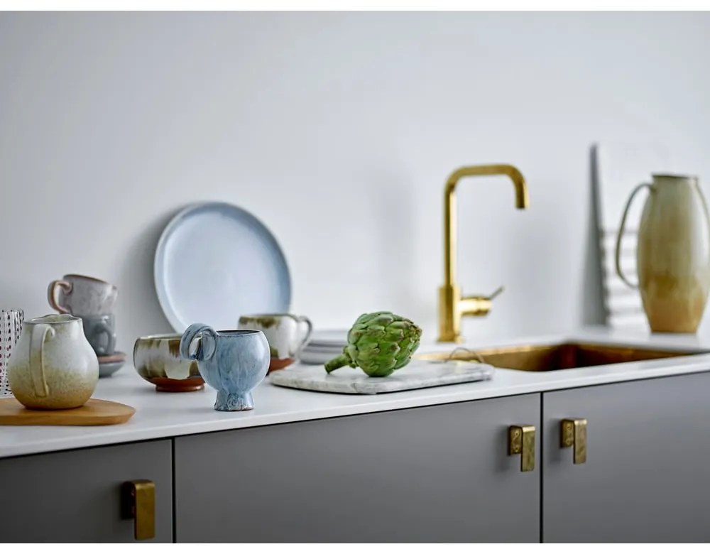 Világoskék kőedény csésze szett cappucinóhoz 4 db-os 250 ml Avonlea – Bloomingville