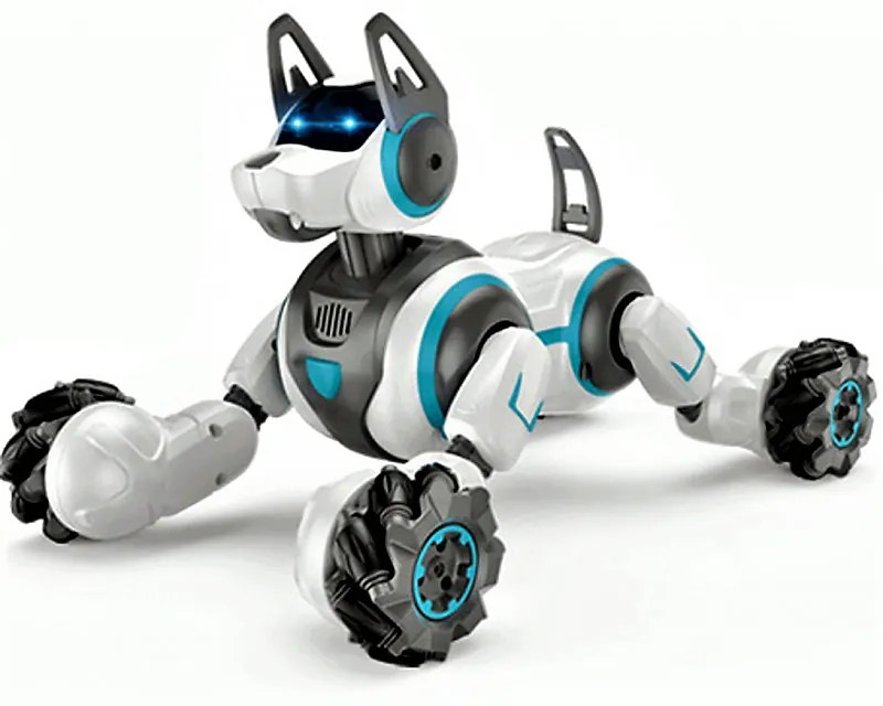 Stunt Dog Karkötő Távirányítós Driftelő Okos Robot Kutya 7.4V Akku 2.4 Ghz