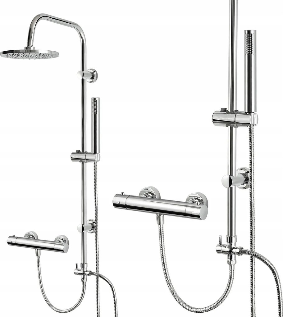 Zuhanyoszlop Zuhany Termosztát Csaptelep Termosztáttal