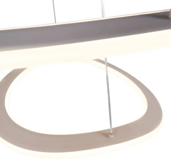 LED csillár kábelen CASHMERE LED/75W/230V átm. 59,5 bézs