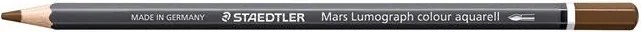 Akvarell színes ceruza, hatszögletű, STAEDTLER Mars&amp;reg; Lumograph&amp;reg; 104, sötétbarna (TS10479)