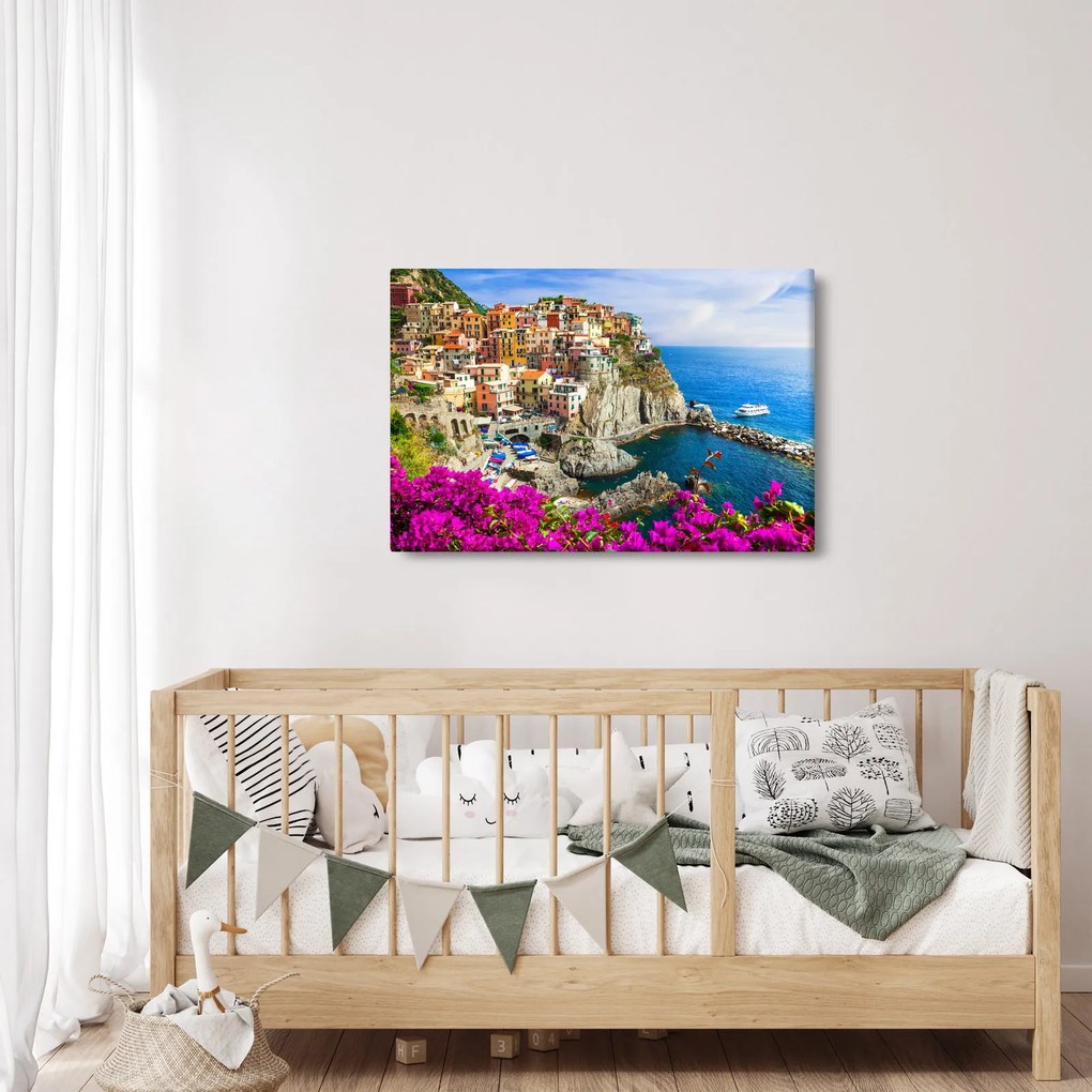 Kép - Manarola olasz falu (90x60 cm)