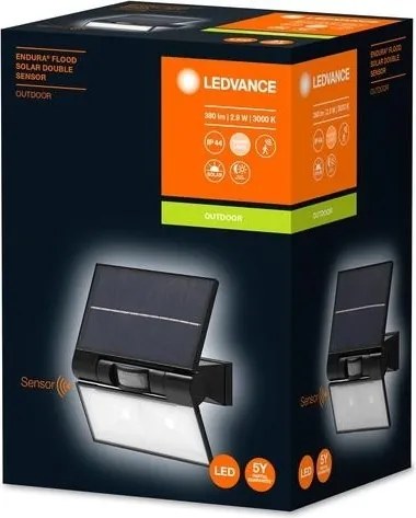 Ledvance - LED napelemes fali reflektor érzékelővel FLOOD LED/2,9W/3,7V IP44