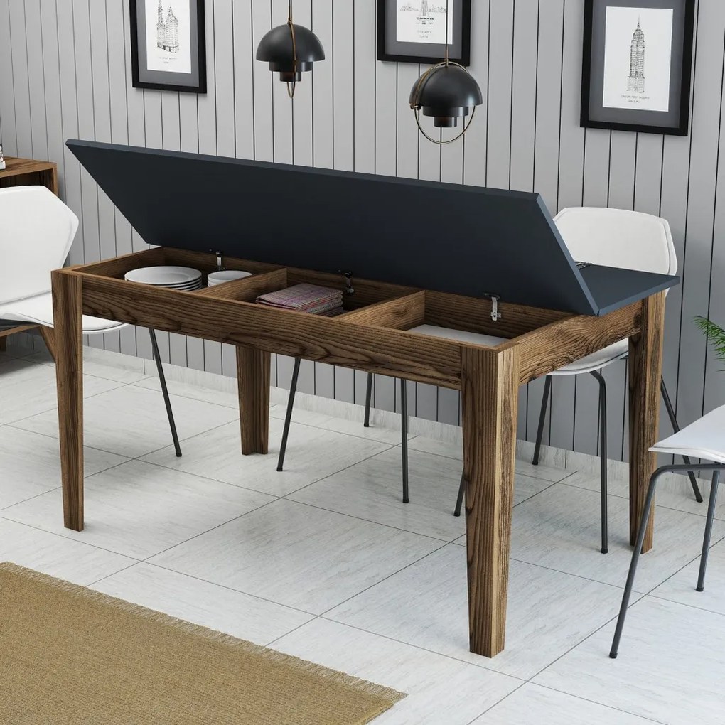 Milan 513 - Walnut, Anthracite
