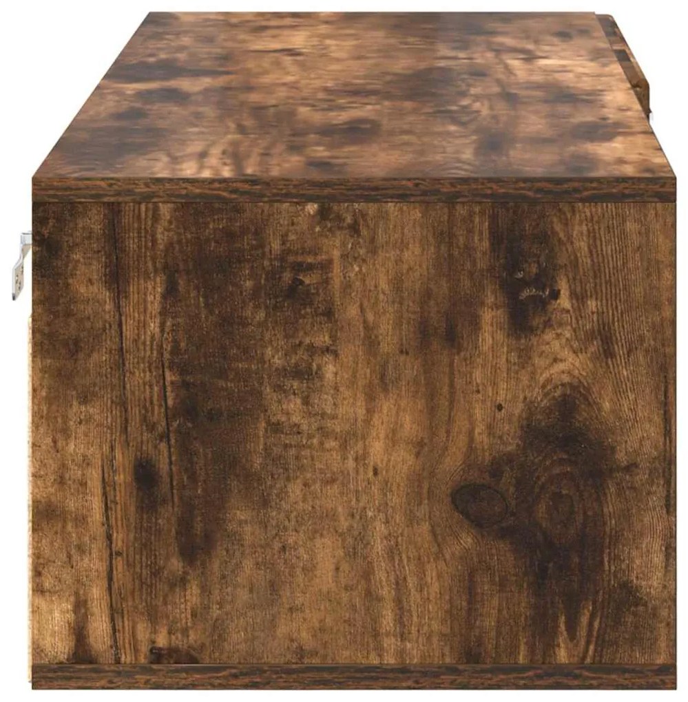 TV szekrény fiókkal Füstölt tölgy 100.5 x 39 x 30 cm Faanyag
