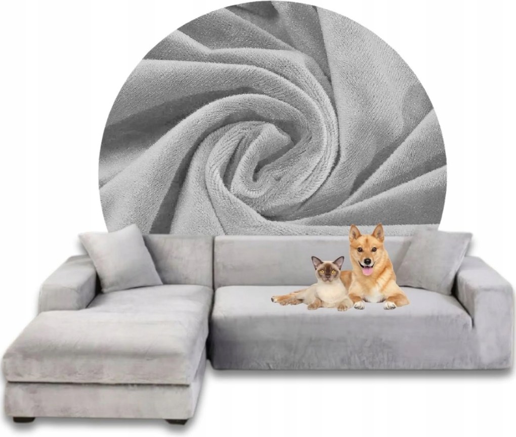 Sarok Huzat Kanapé Velúr Prémium Plüss Bal 2+2OS Oeko-tex