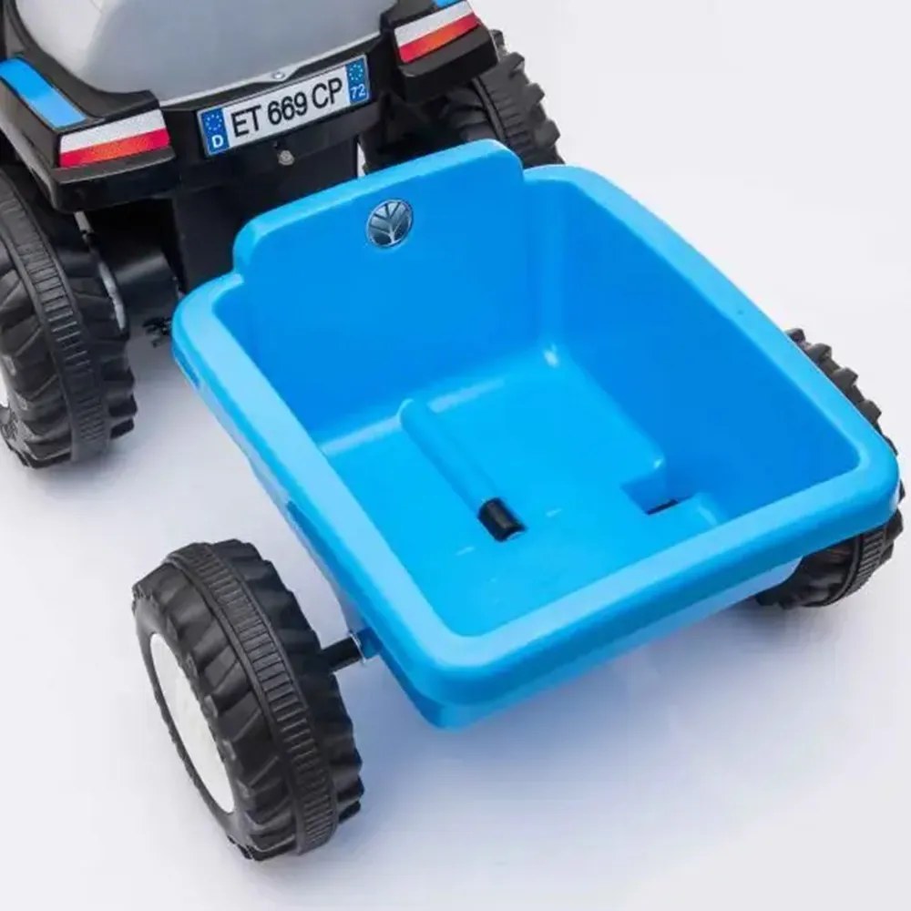 Elektromos traktor Holland kék