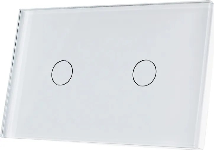 Érintőkapcsoló 1+1 Dupla Wifi Tuya Kapcsoló Üveg Érintkező