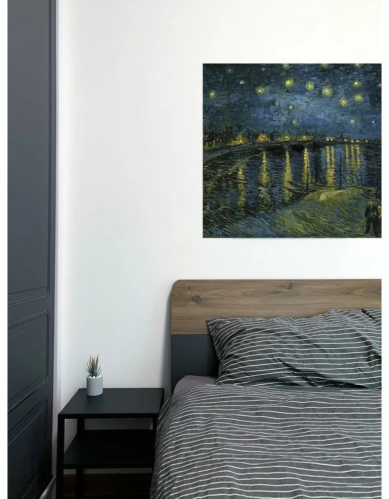 Reprodukciós kép 90x70 cm The Starry Night, Vincent van Gogh – Fedkolor