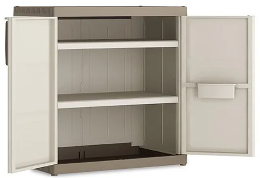 Keter XL méretű 2 polcos alacsony Excellence LOW műanyag szekrény