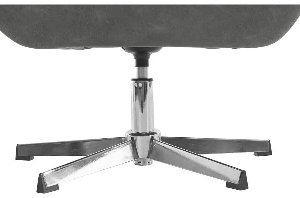 Szürke bőrutánzat fotel Naomi - Støraa