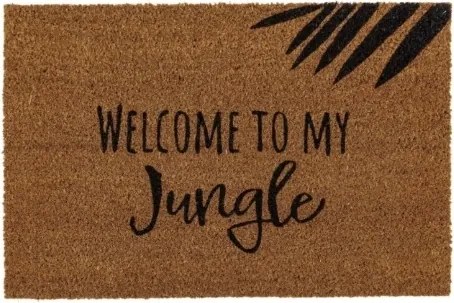 Lábtörlő külső bejárati kókusz cipő alja gumi 40x60cm