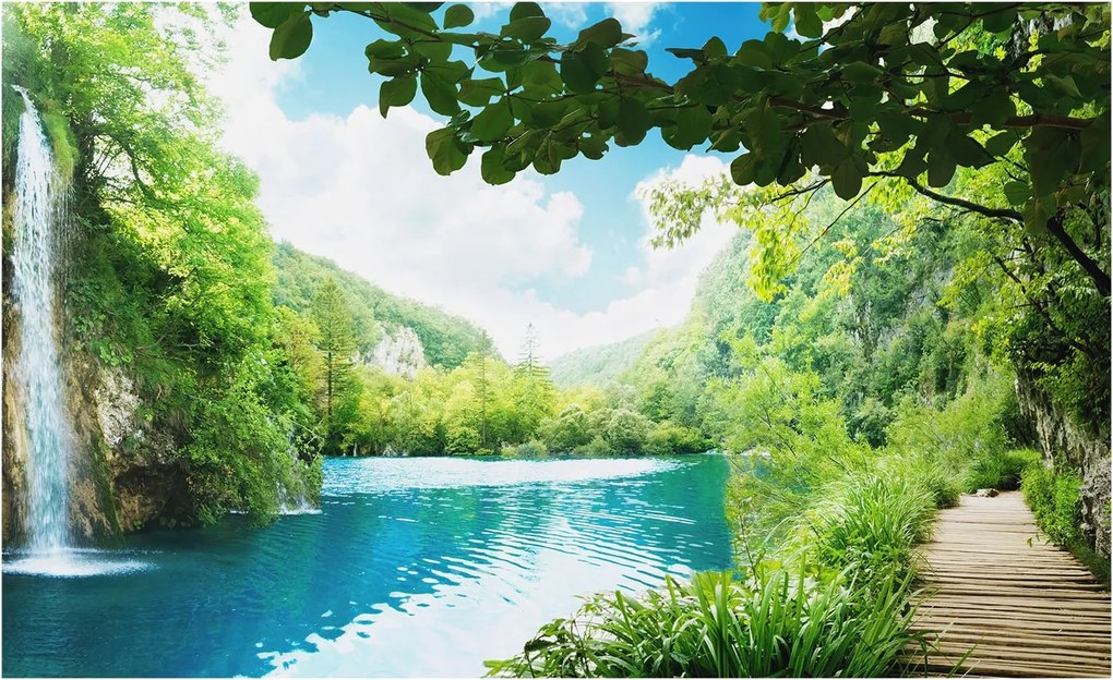 Flizelin fotótapéta Flizelin Designer Természetes oázis 416x254