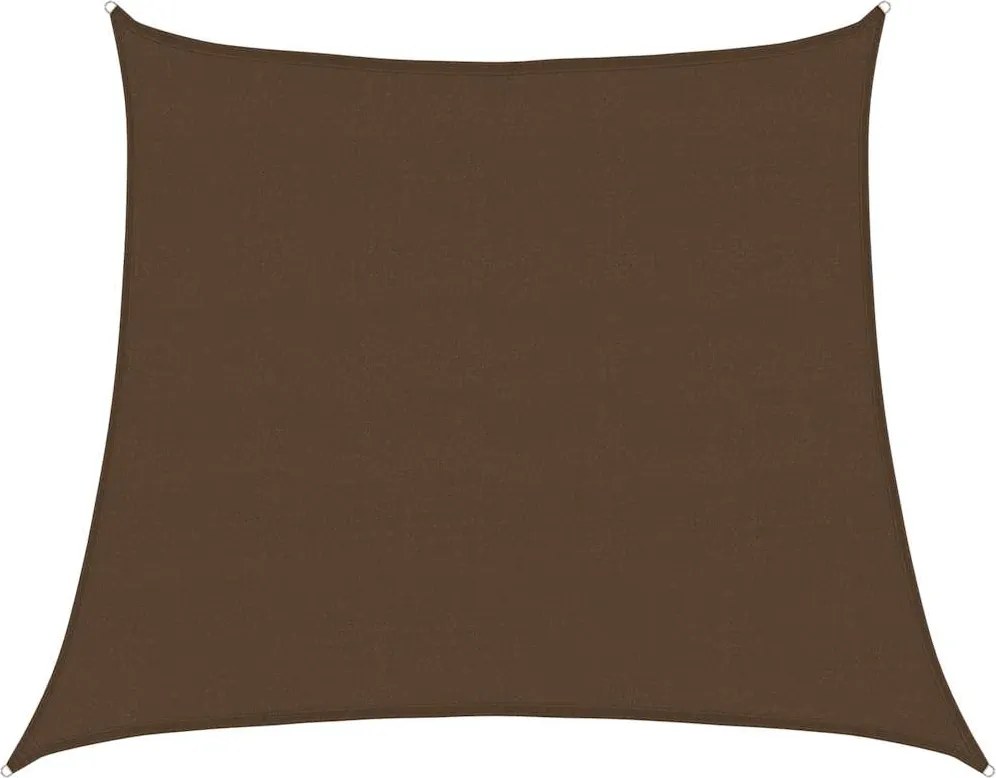 vidaXL barna trapéz alakú HDPE napvitorla 160 g/m² 4/5x4 m