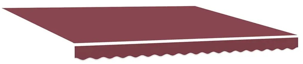 Behúzható napellenző Burgundi Vörös 400x300 cm szövet