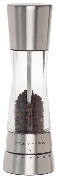 Cole&Mason - DERWENT só- és borsőrlő szett, 2 db, 19 cm, fényes króm