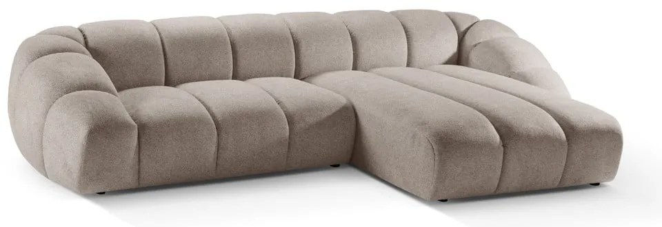 Bézs sarokkanapé (jobb oldali) Diana – Micadoni
