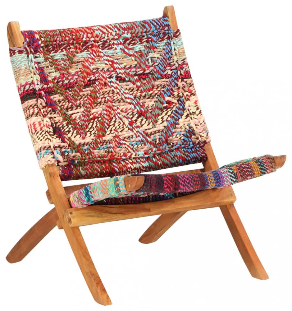 többszínű összecsukható Chindi szövet szék