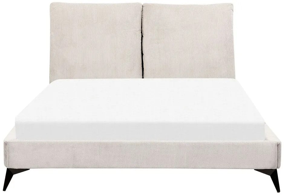 Franciaágy 140 cm Mellody (világos bézs) (ágyráccsal). 1081350