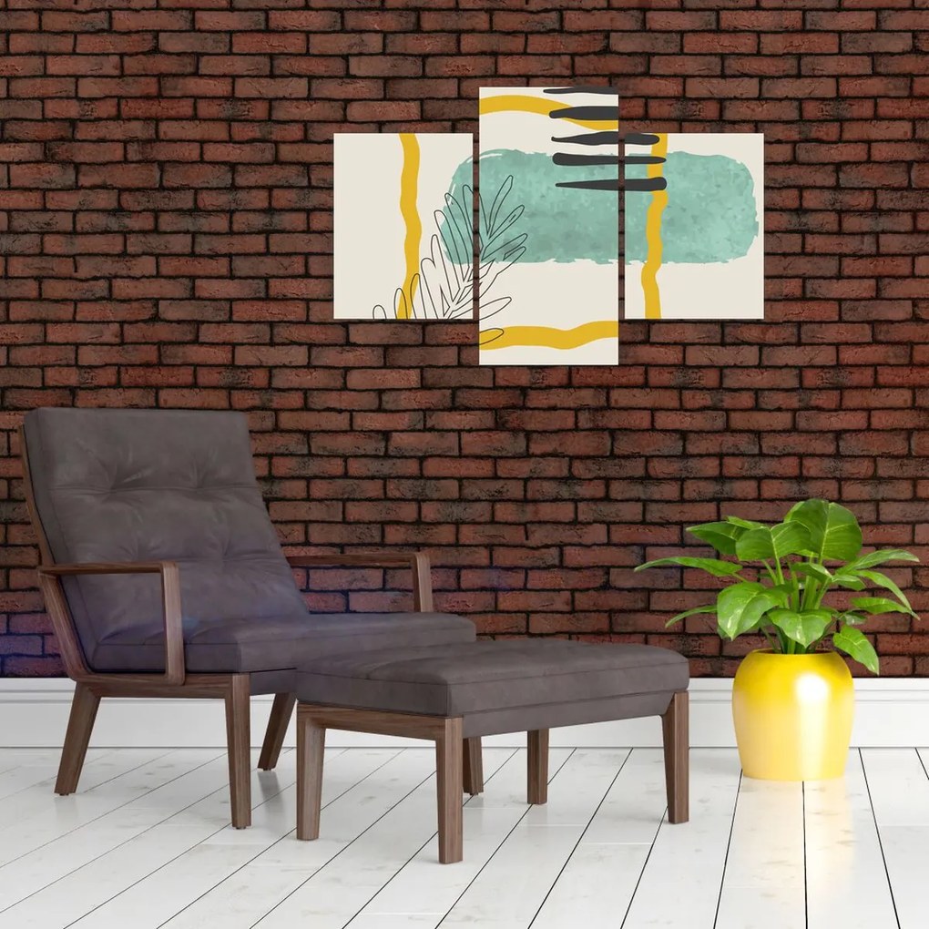 Kép - Absztrakt lapok N⁰2 (90x60 cm)