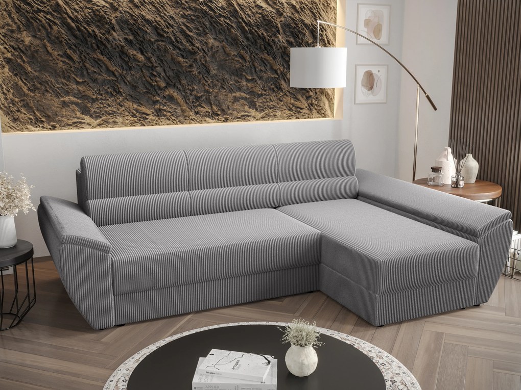 Sarok ülőgarnitúra Radiant L3 (szürke) (J). 1057476