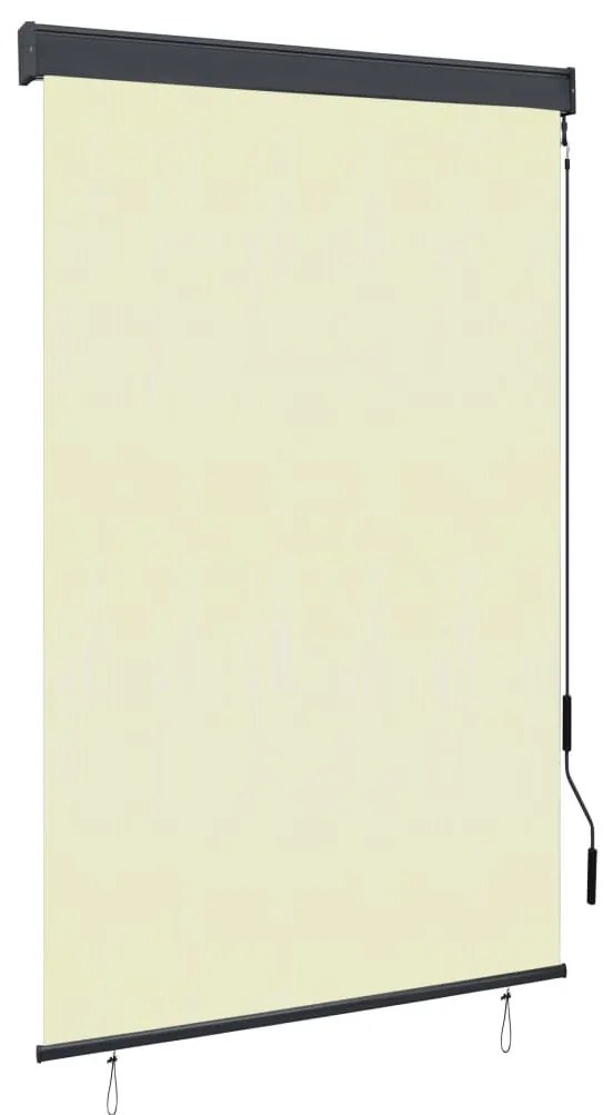 krémszínű kültéri roló 120 x 250 cm