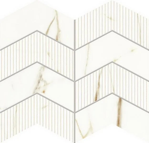 Domino Sable White Mosaic dekorcsempe 25x30