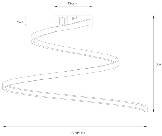 Lucide 46199/25/31 - LED Dimmelhető felületre szerelhető csillár MAXENCE LED/24W/230V fehér