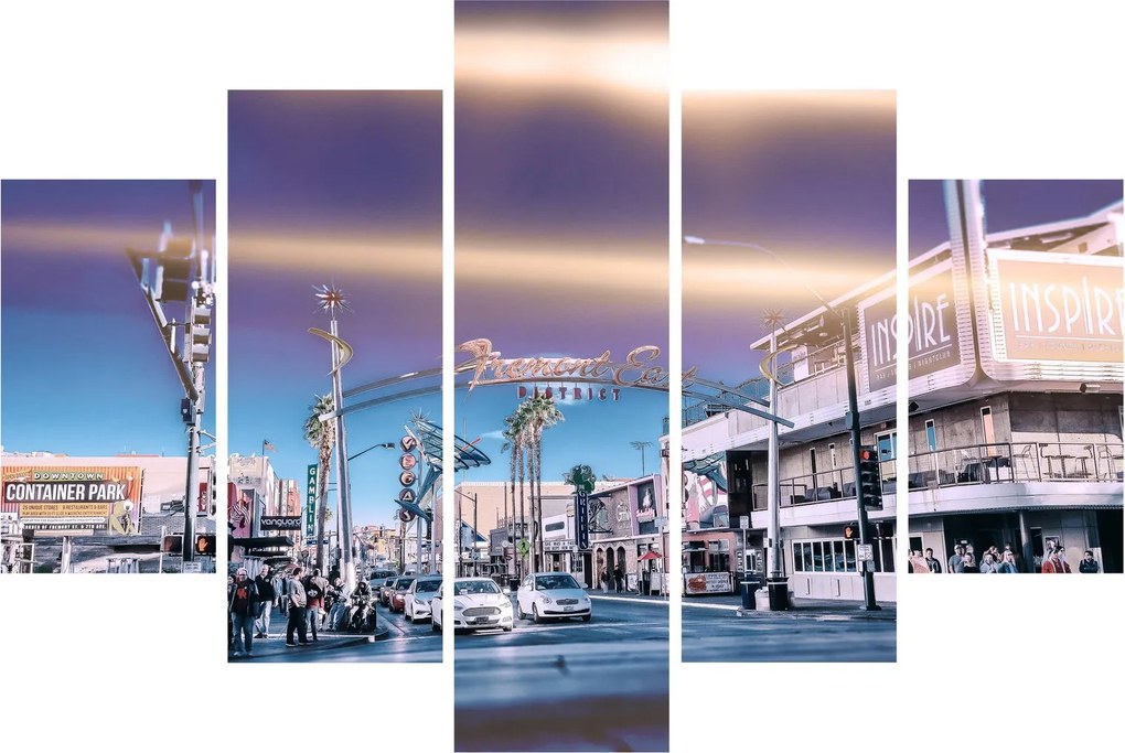 Kép egy utcáról Las Vegasban (150x105 cm)