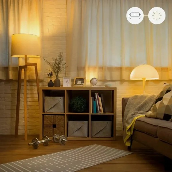 2 db-os szett dimmelhető LED izzó A60 E27/9W/230V 2700K Wi-Fi + távirányító - WiZ