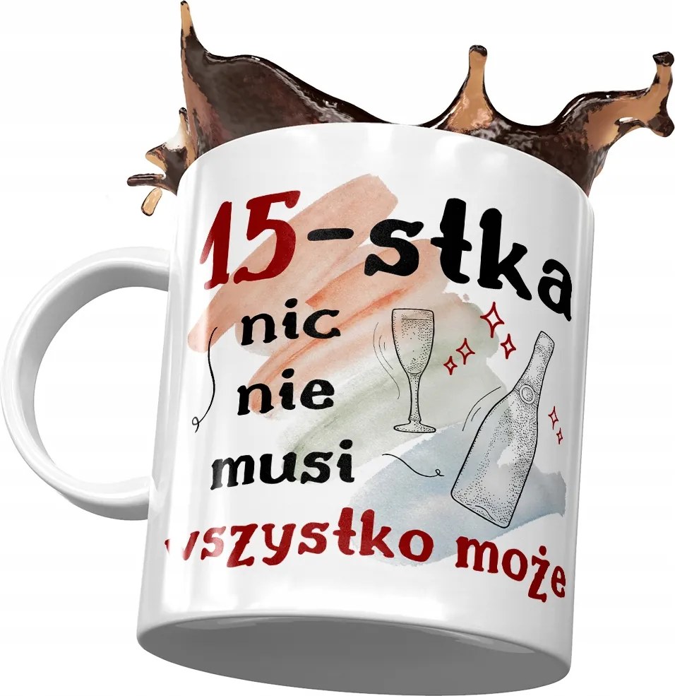 Születésnapi bögre 15 15. 15. Tökéletes Ajándék Nyomtatott Fotóval