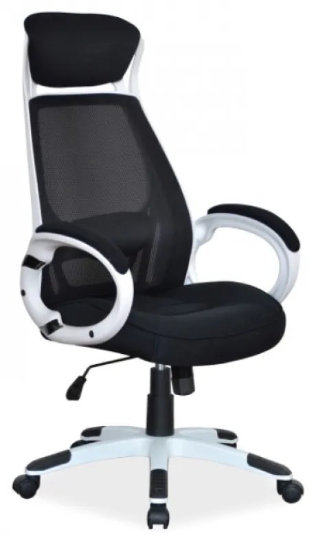 Q-409 irodai forgószék fekete fehér