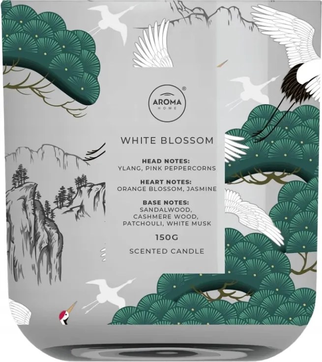 Illatgyertya Üvegben White Blossom Illat Aroma Home Wild 150G Gyertya