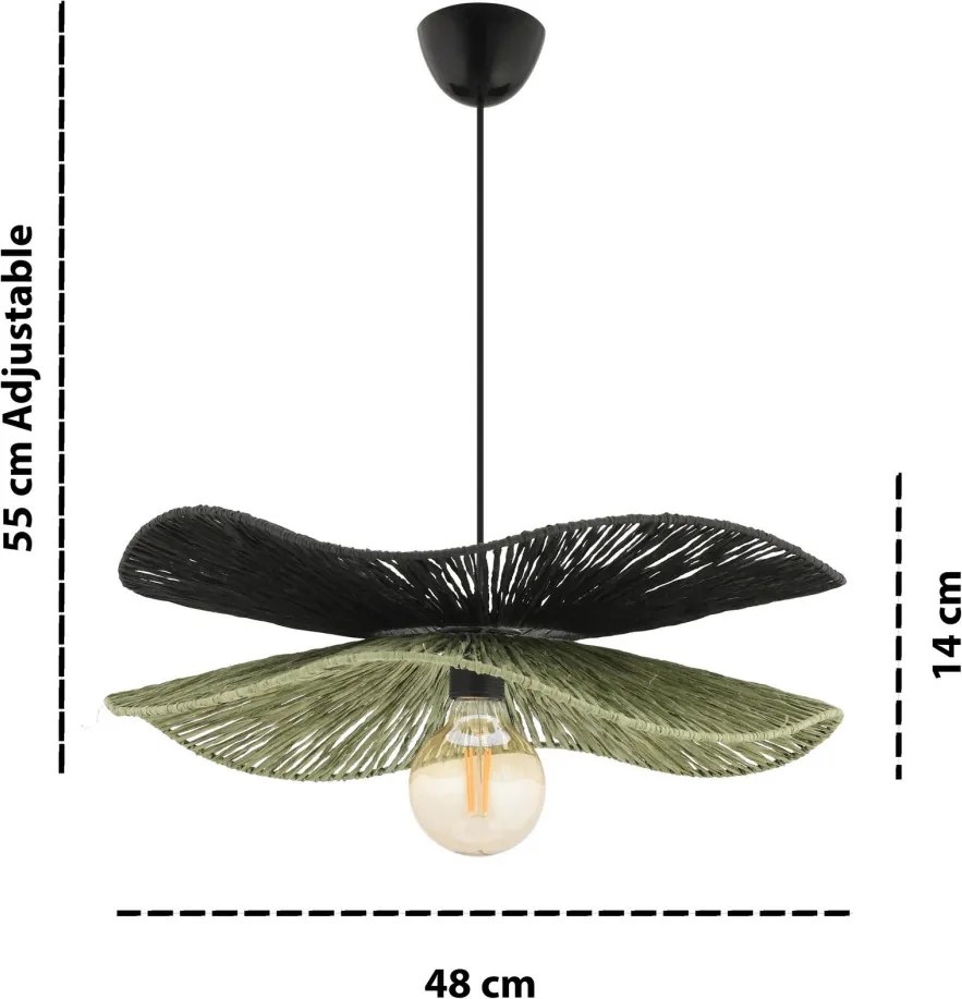 Daffodil - Black, Green