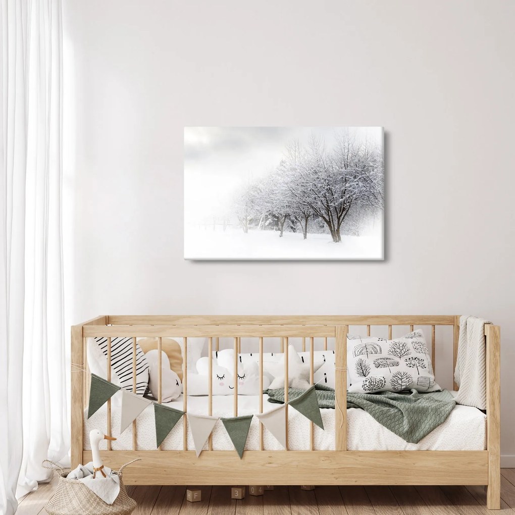 Kép - tél sikátor (90x60 cm)