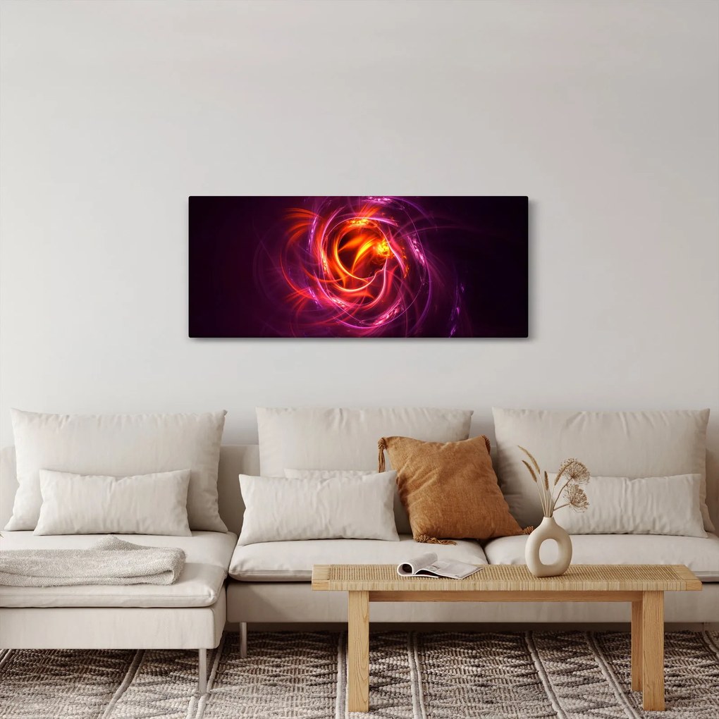 Ragyogó modern absztrakció képe (120x50 cm)
