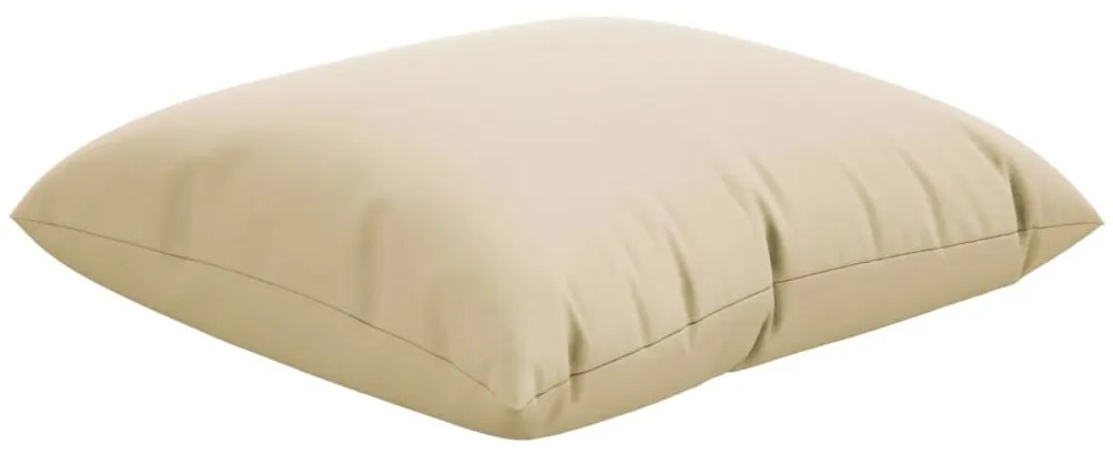 4 db bézs szövet kanapépárna 60 x 60 cm