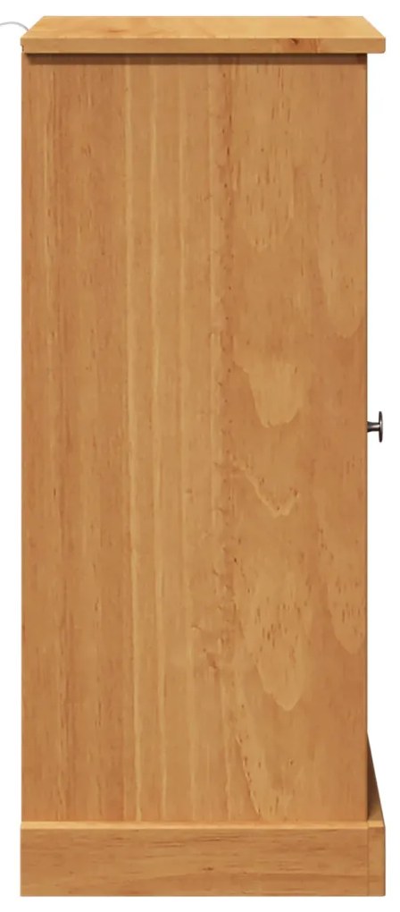fürdőszoba szekrény VIGO" 37x34x80 cm Tömör fenyőfa"