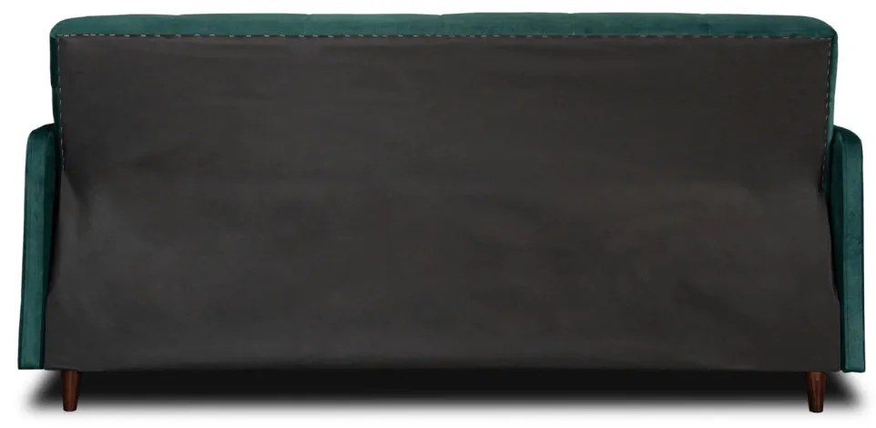 Zestaw 2x Sofa TIVOLI Zielona Welurowa